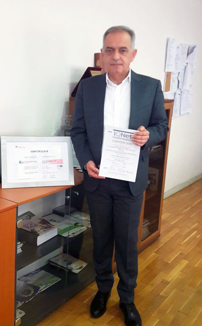 АХВ по трет пат го доби сертификатот за квалитет ISO 9001:2015