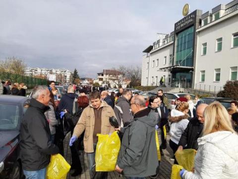 АХВ дел од еко акцијата за чистење