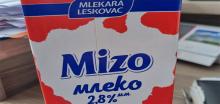 Отповикување на производ УХТ млеко МИЗО 2,8% мм